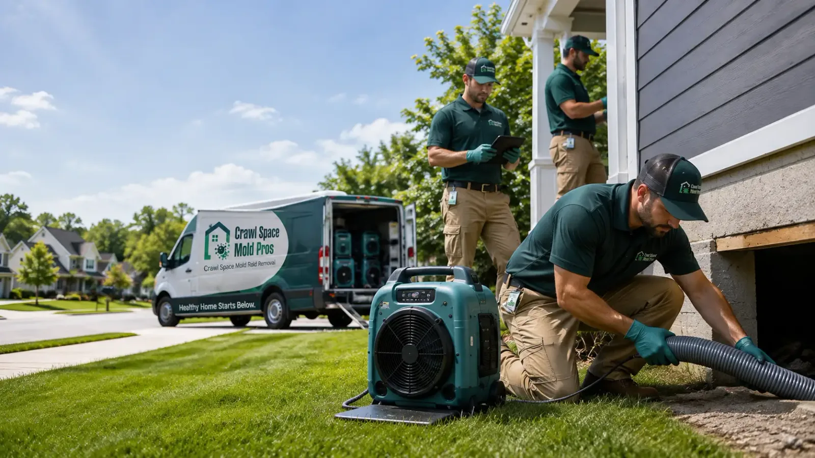 Crawl Space Mold Removal in Willis, VA